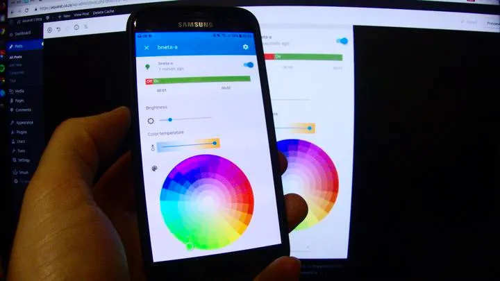 Home Assistant’s Single RGB Light Interface.